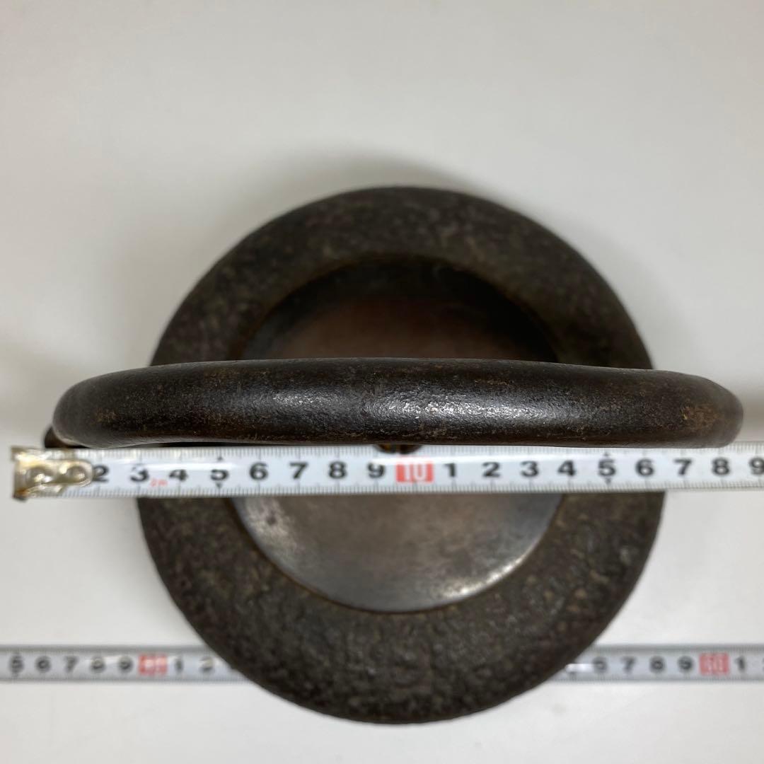 龍文堂造　鉄瓶　トヒトエ　高さ約17.5cm 東N7-1007☆2F