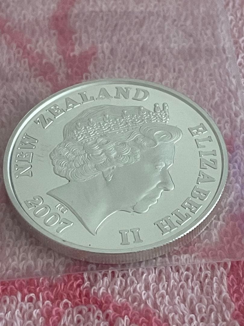 Aoraki/Mount Cook 1ドル銀貨 2007年