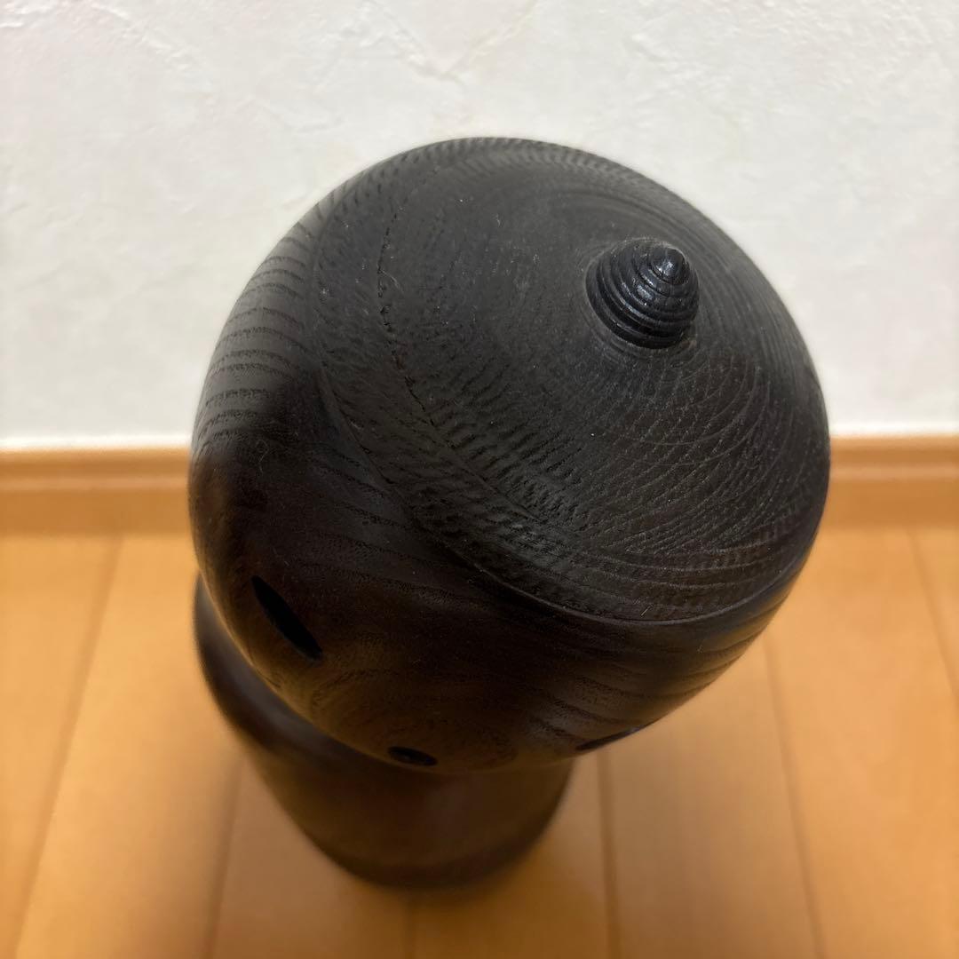 創作こけし　片瀬快平作品　「皆んな来い」KokeshiDoll