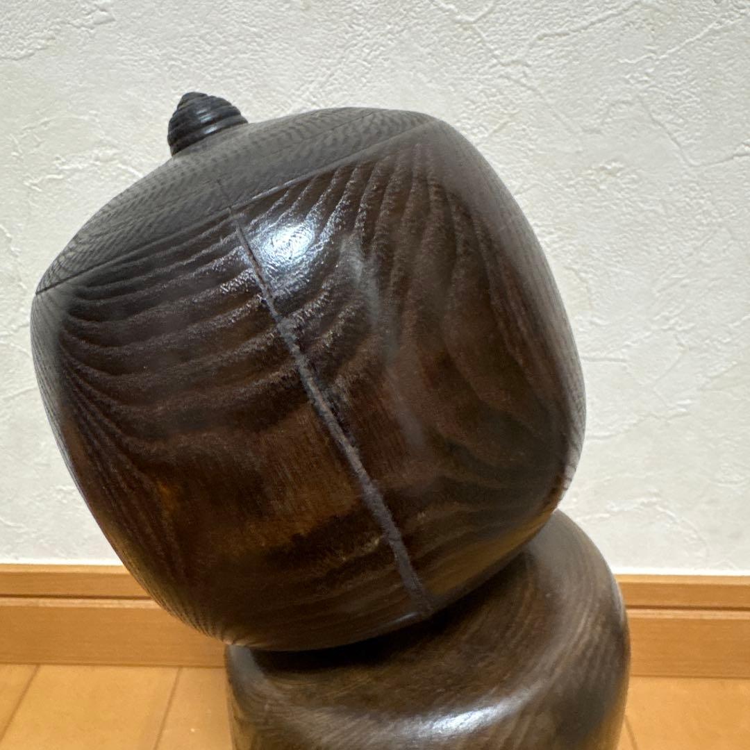 創作こけし　片瀬快平作品　「皆んな来い」KokeshiDoll