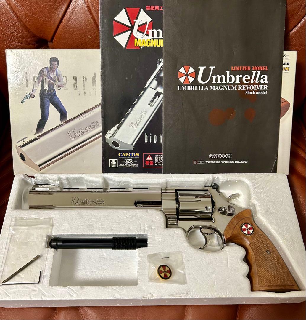 タナカ アンブレラ マグナム リボルバー 8インチ バイオハザード 0 ビリー