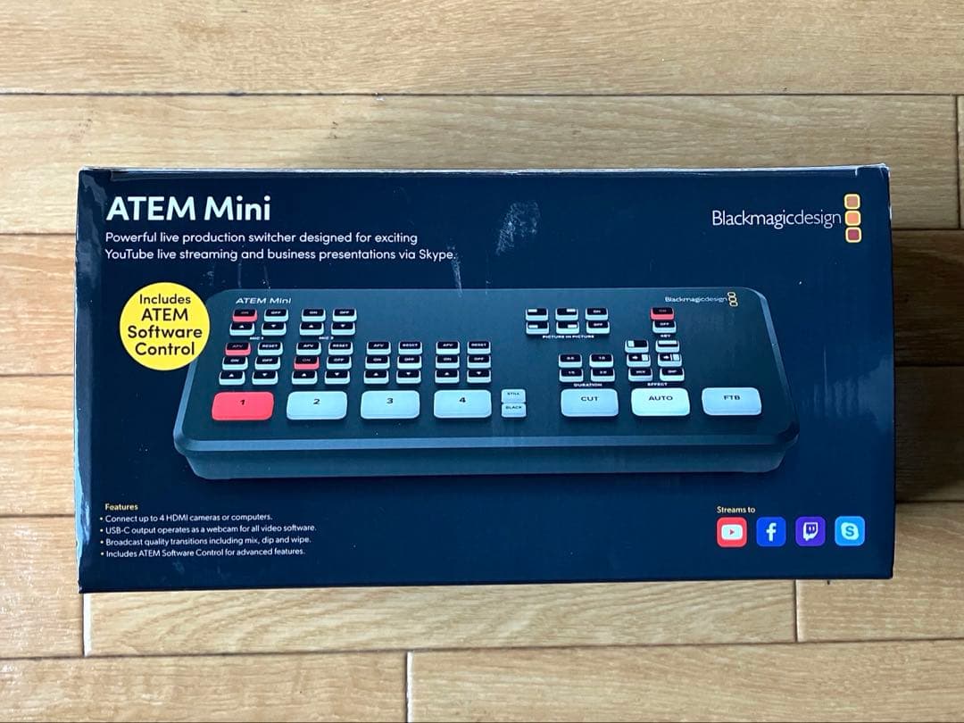 ATEM Mini マルチカメラスイッチャー