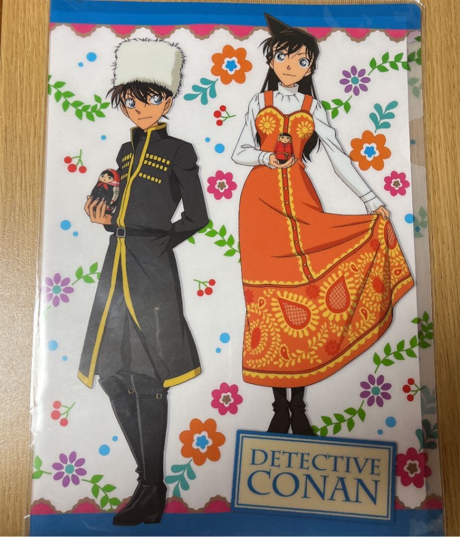 名探偵コナン　クリアファイル　ロシア　レア　ワールドツアー