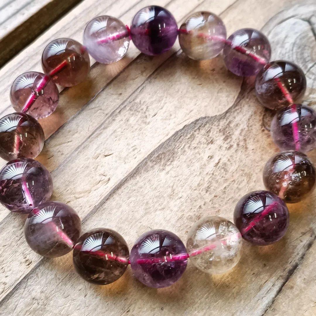 魔法陣の4（マジックフォー）のブレスレット スーパーセブン アメトリン シトリン