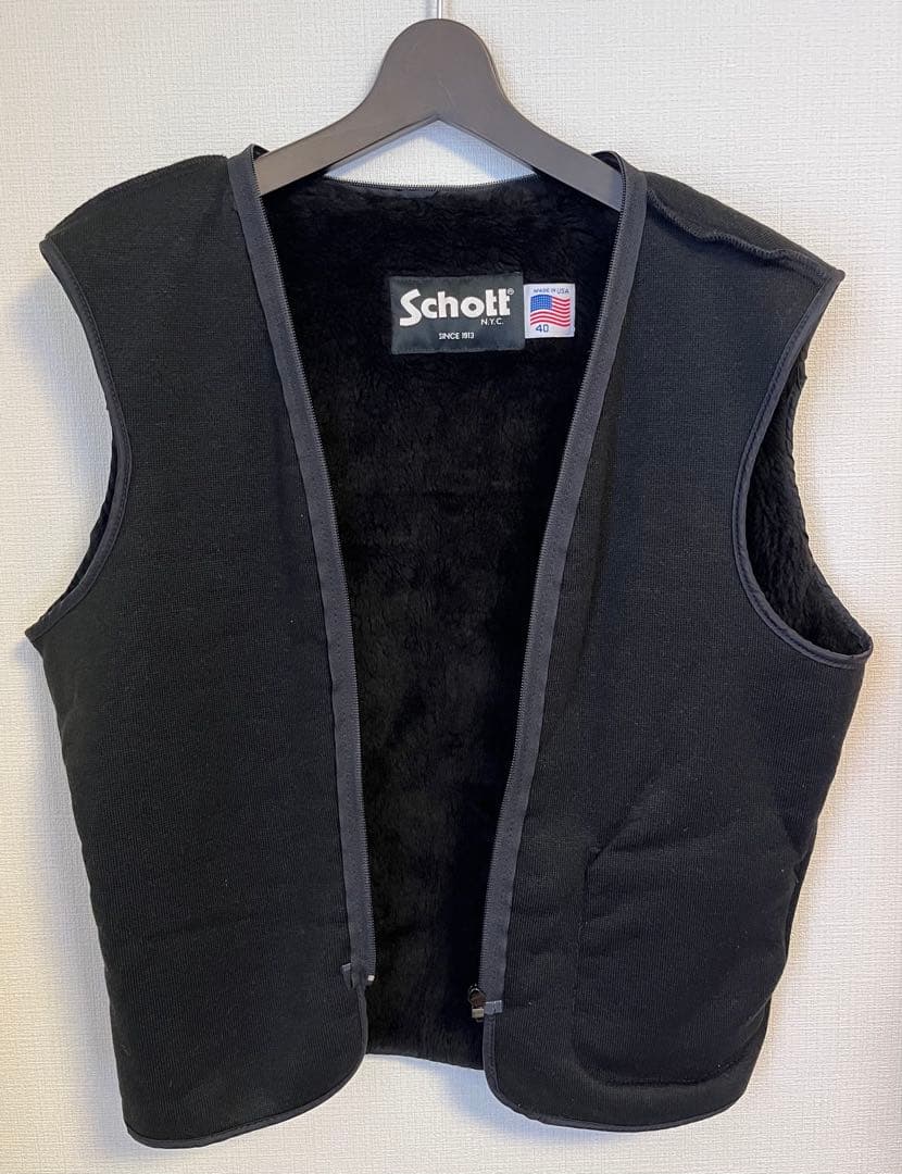 【美品】SCHOTT 641 牛革　40サイズ　アメリカ製