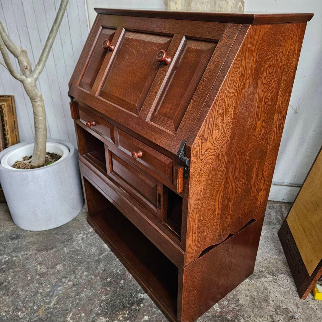 木製 ライティングビューロー 吉田璋也 鳥取民藝 辰巳木工