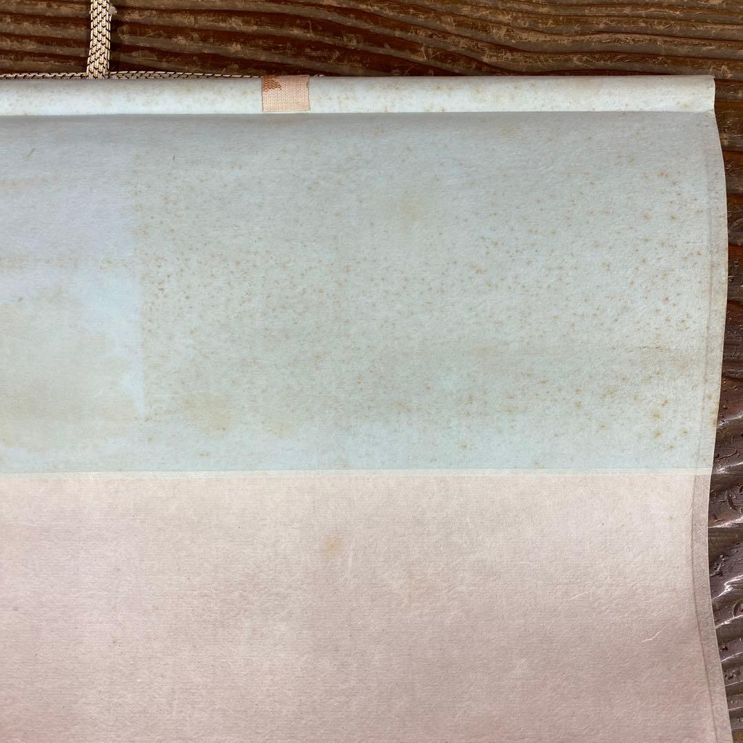 美品 掛け軸 宮本武蔵筆 名品選「枯木鳴鵙図・紅梅鳩図」工芸印刷 縁起物