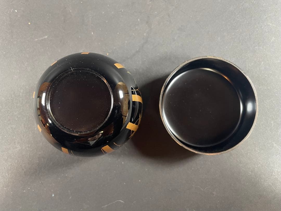 12 最終値下げ　佐々木麗峰 蒔絵 総竹林 棗 ナツメ 共箱 漆器