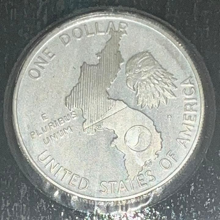 アメリカ銀貨　1991年　朝鮮戦争記念 1ドル