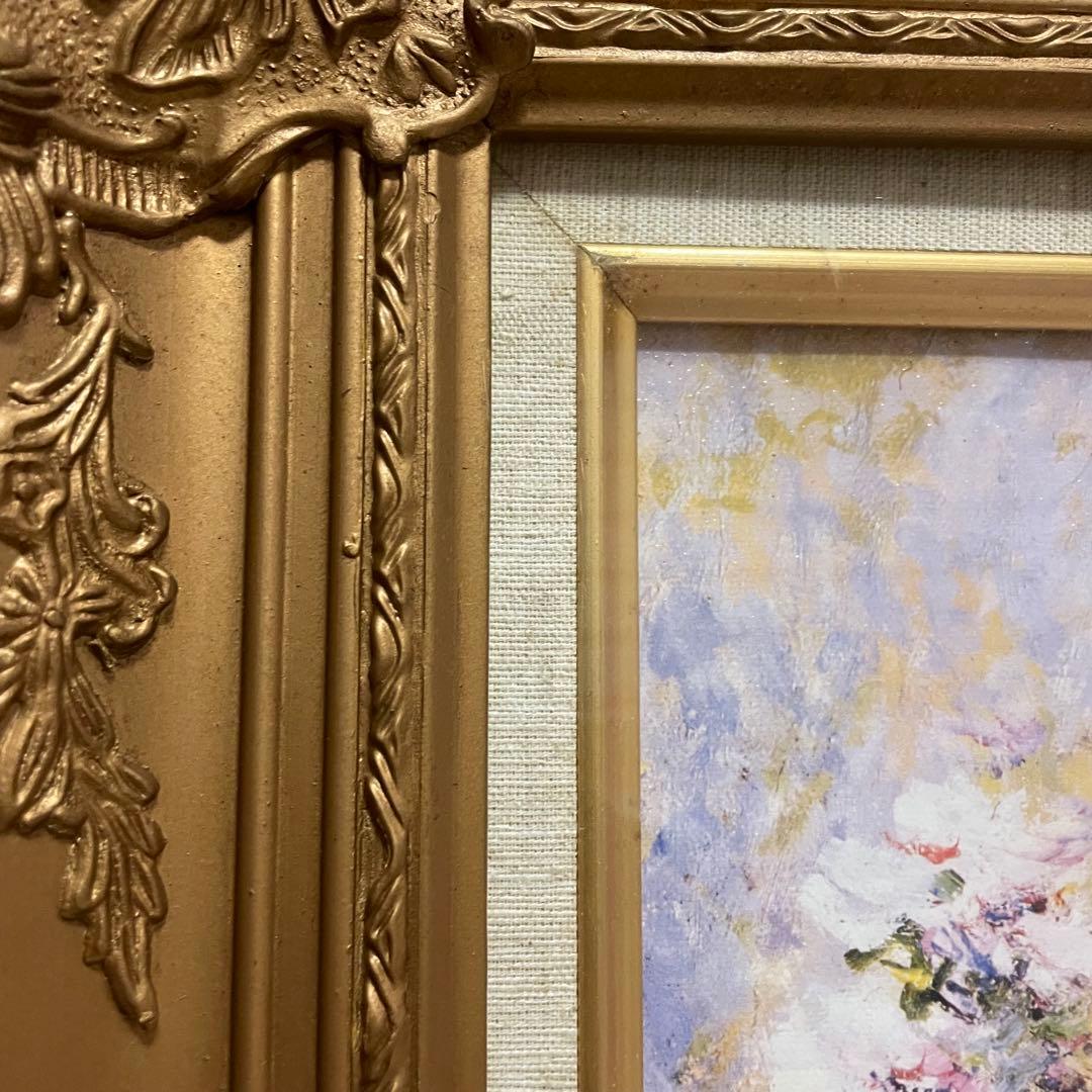 【特価品‼︎】モネ　花瓶の花　絵画　油絵　複製画