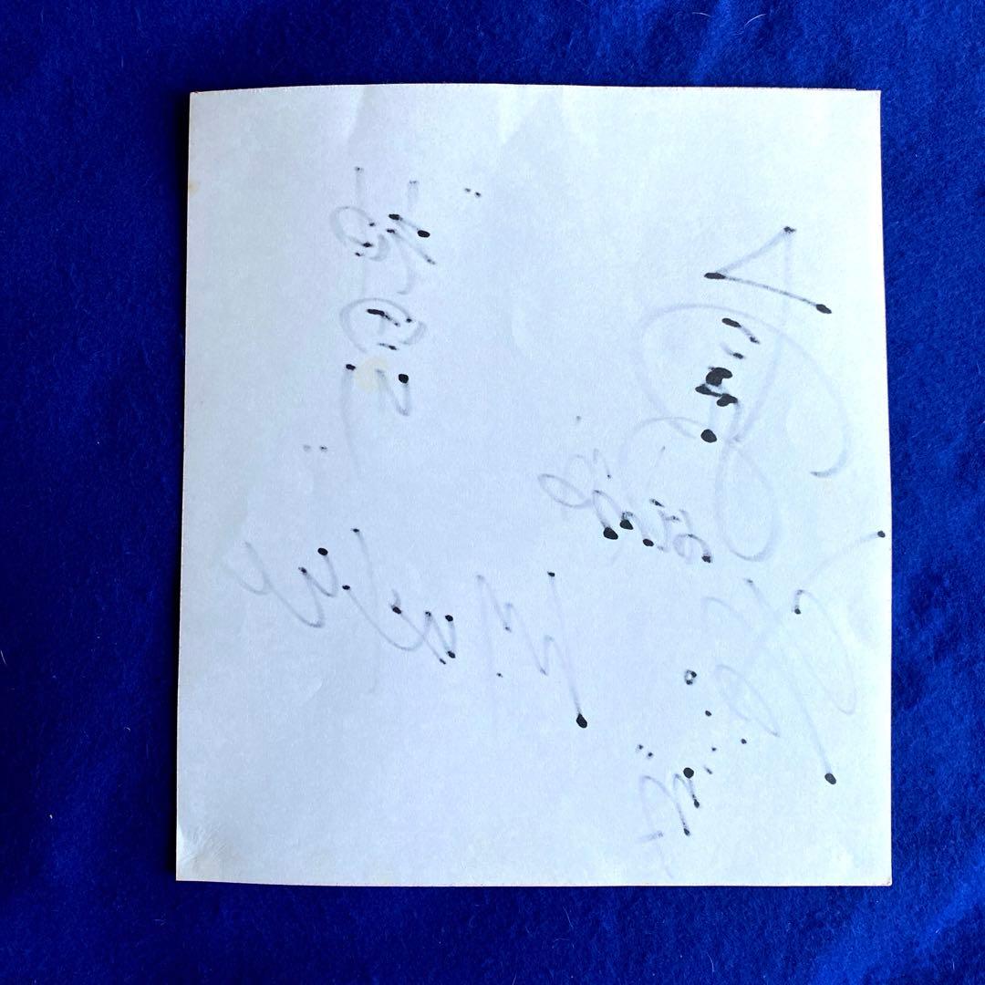 【レア】1973年　神田川　かぐや姫　直筆サイン　色紙