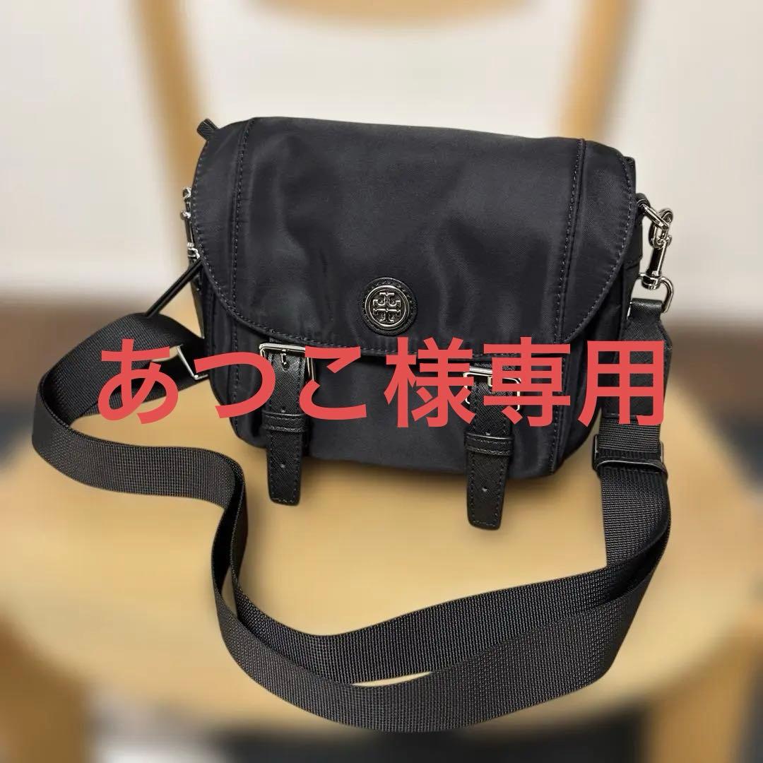 TORY BURCH トリーバーチ ナイロンショルダーバッグ ブラック