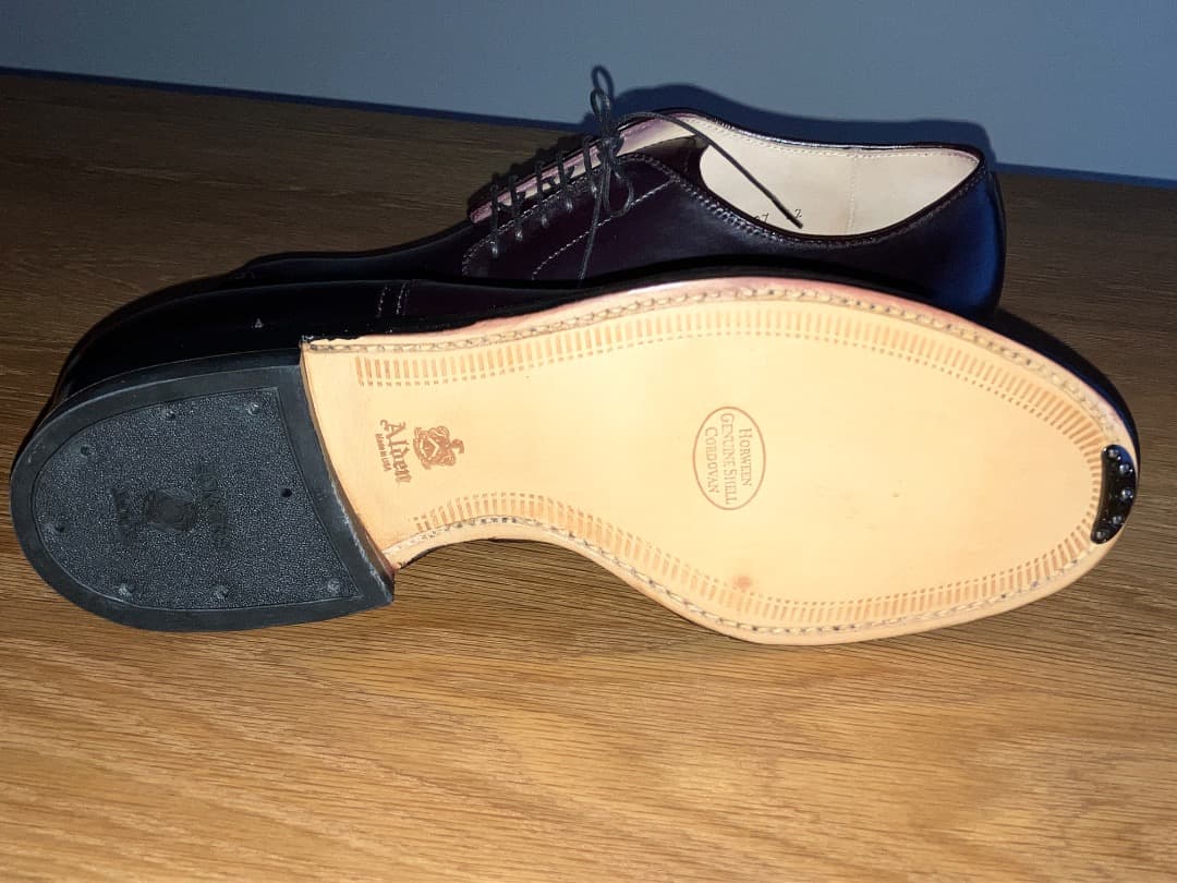 未使用 ALDEN 54321 US9.5D オールデン Vチップ コードバン