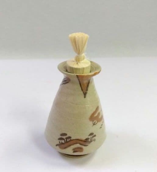 茶道具 茶箱用 茶碗 茶巾筒 振出 弥七田織部 菊泉窯 田中源彦 新品