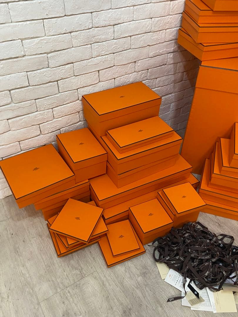 【東京都内23区配送無料】本物　エルメス　箱　大量　まとめ買い　ギフトボックス