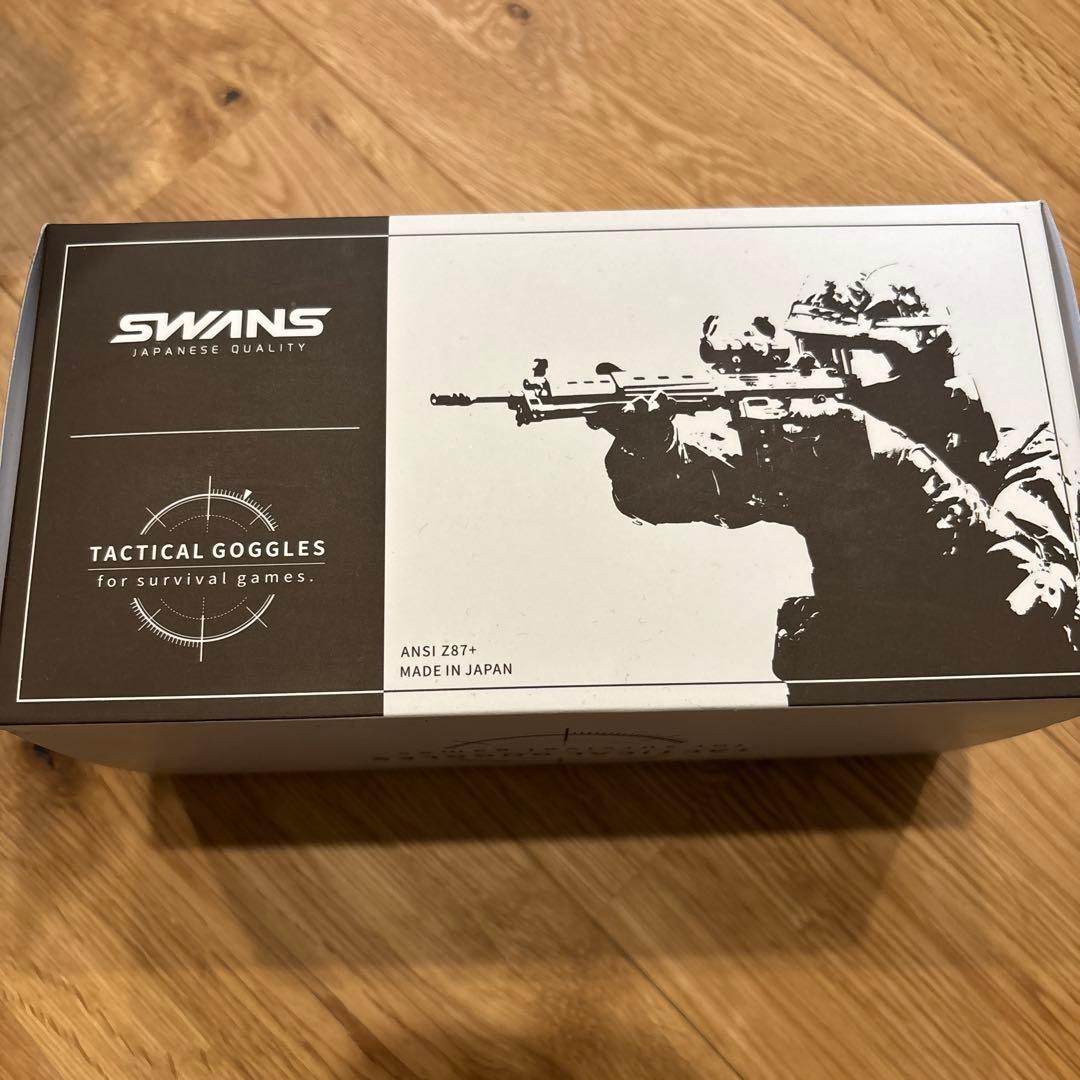 swans タクティカルゴーグル 黒