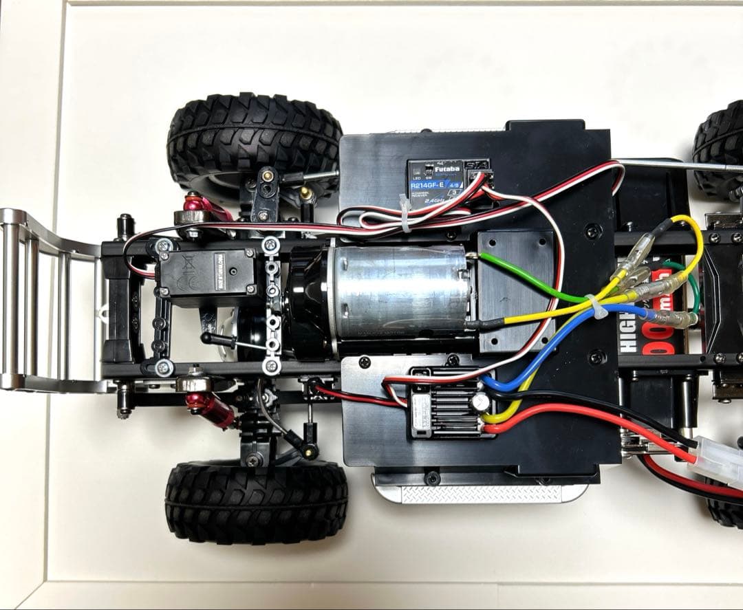 タミヤ1/10RC フォードF-350 ハイリフト完成品フタバプロポ組み込み