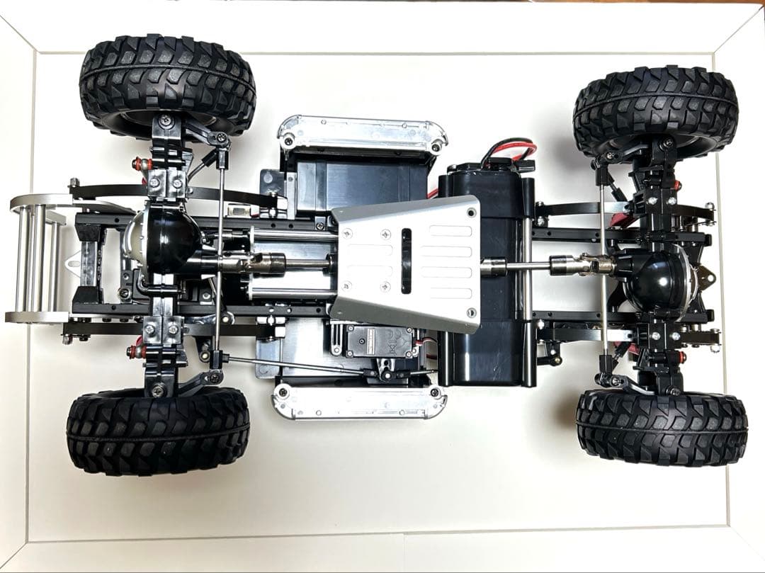 タミヤ1/10RC フォードF-350 ハイリフト完成品フタバプロポ組み込み