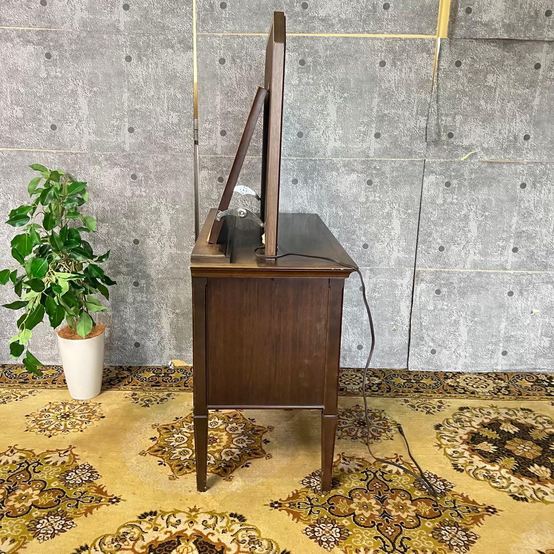 ꧁マルニ木工 maruni꧂ドレッサー&チェアセット 鏡 化粧台 ミラー メイク