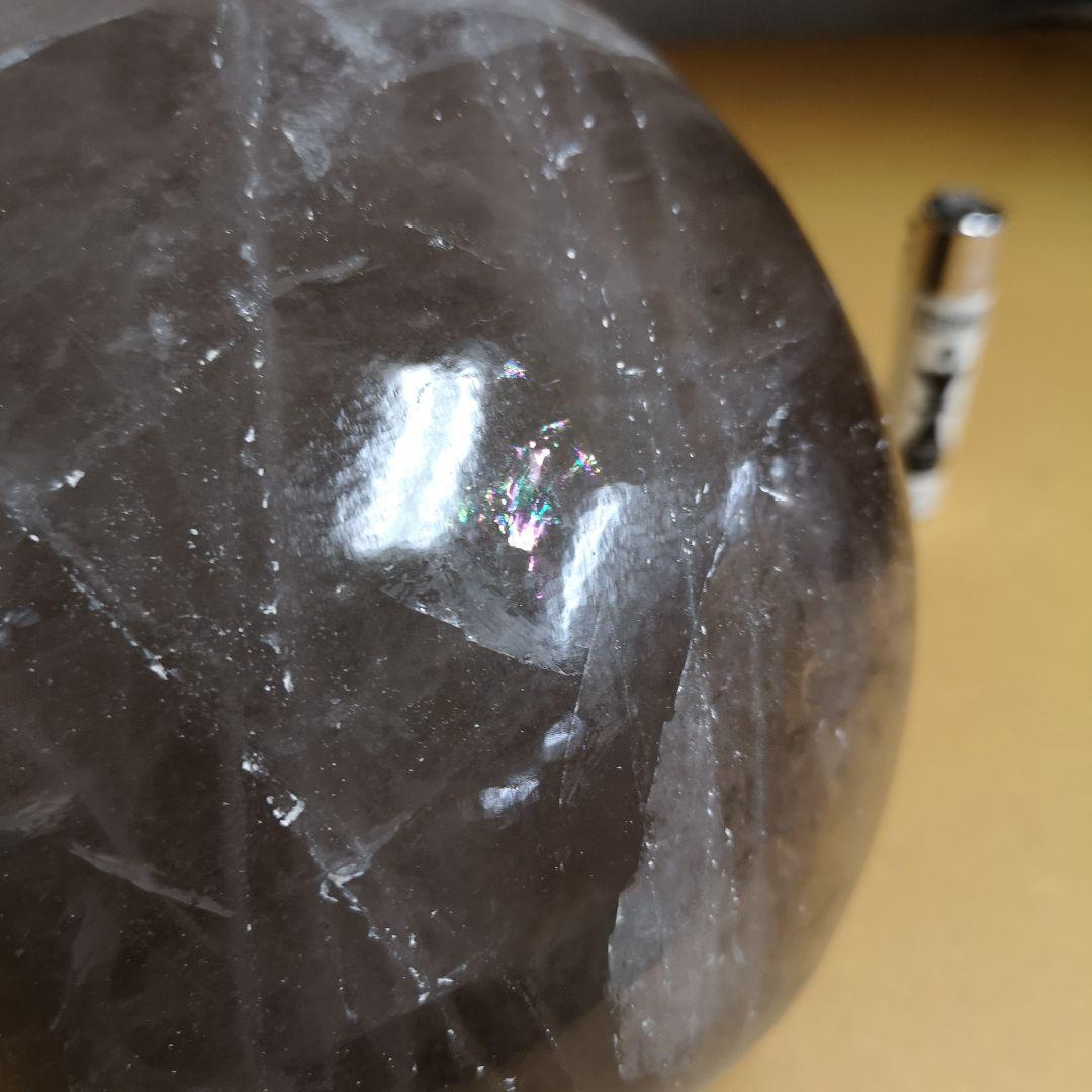 天然水晶スカル　特大　レインボー多数