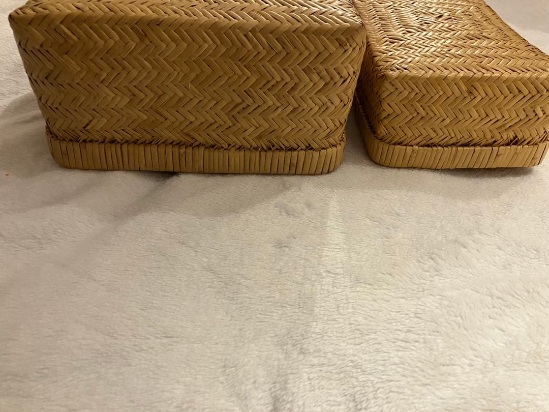値下げしました　小物入れ　弁当箱　セット　竹細工　昭和レトロ