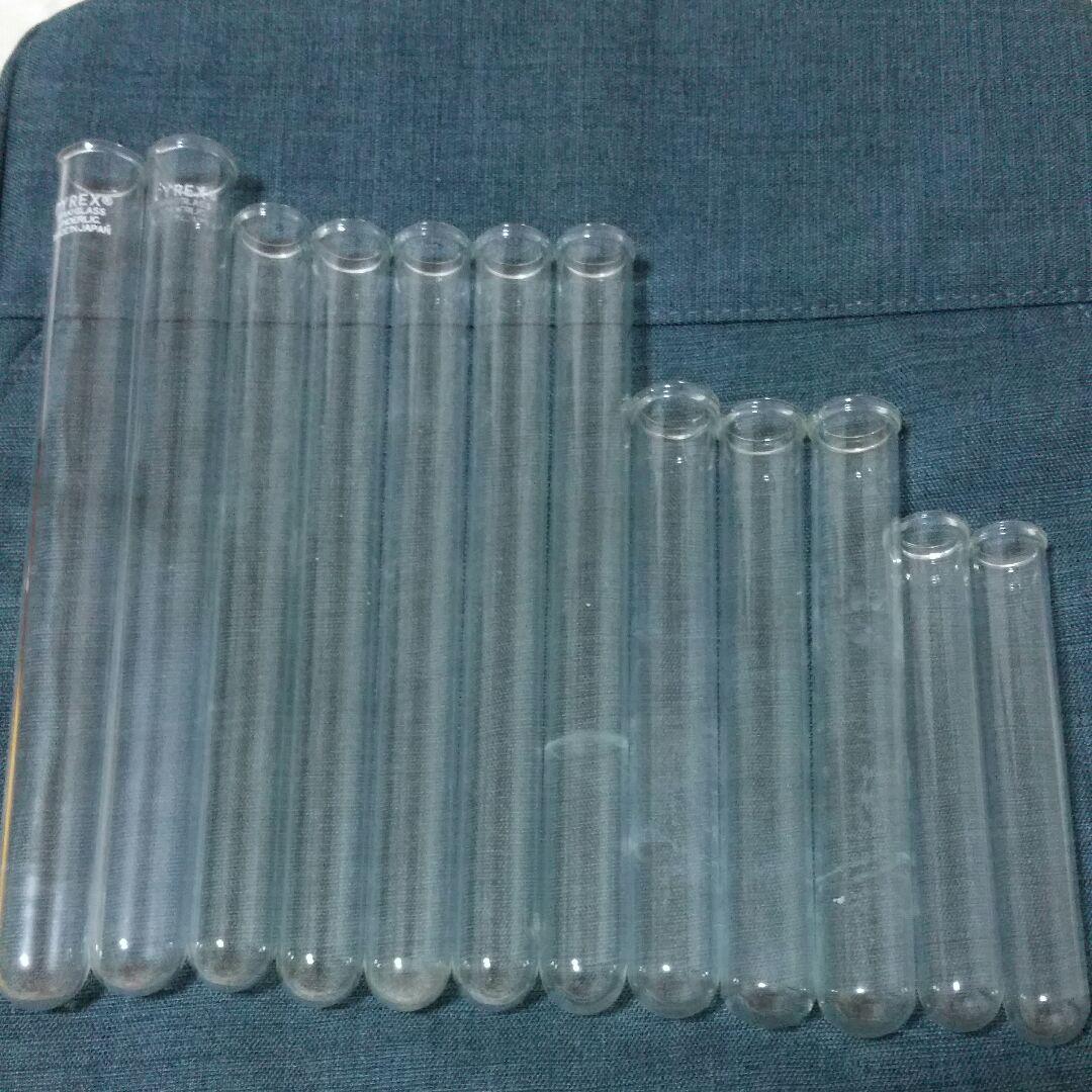 ガラス製試験管12本セット【スタンド付】