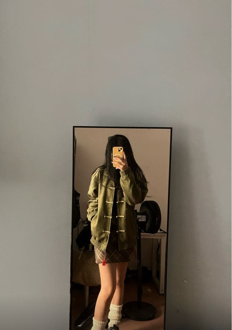 海外限定S Adidas チャイナトラックジャケット グリーン　KT3847