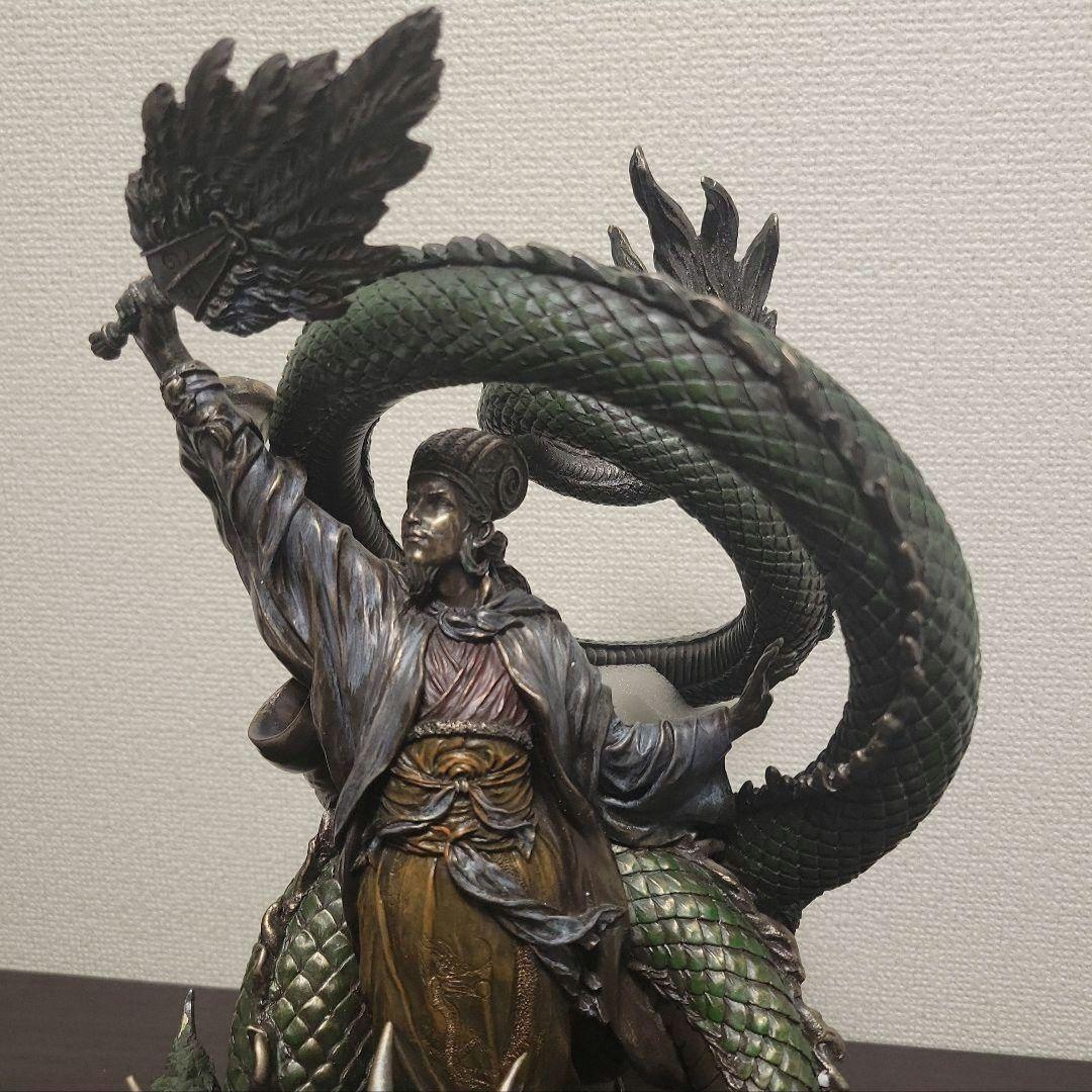 百花三国志　正子公也　諸葛亮孔明　フィギュア ブロンズ風　コールドキャスト