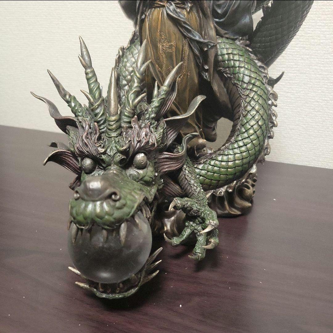 百花三国志　正子公也　諸葛亮孔明　フィギュア ブロンズ風　コールドキャスト