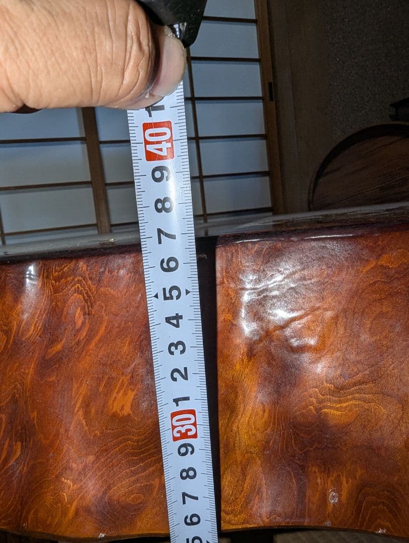 高級切株座卓 自然形状 和室 貴重 骨董 アンティーク 古民家 (引き取り限定)