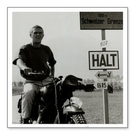 額装品 スティーブ・マックイーン 大脱走 ポスター Steve McQueen