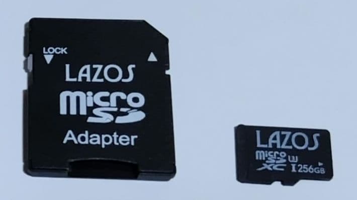 フルセグTV 7インチ ラジオ付 　録画用マイクロSDカード（256Ｇ）つけます