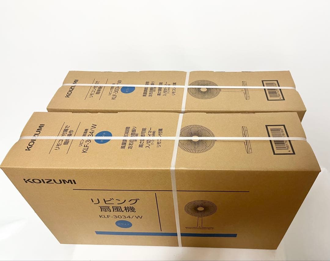【新品未開封】KOIZUMI リビング扇風機 KLF3034W 2台セット
