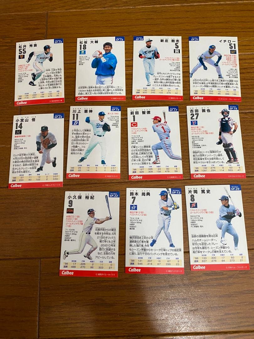 プロ野球チップス　プロ野球カード1999 スペシャルカードセット