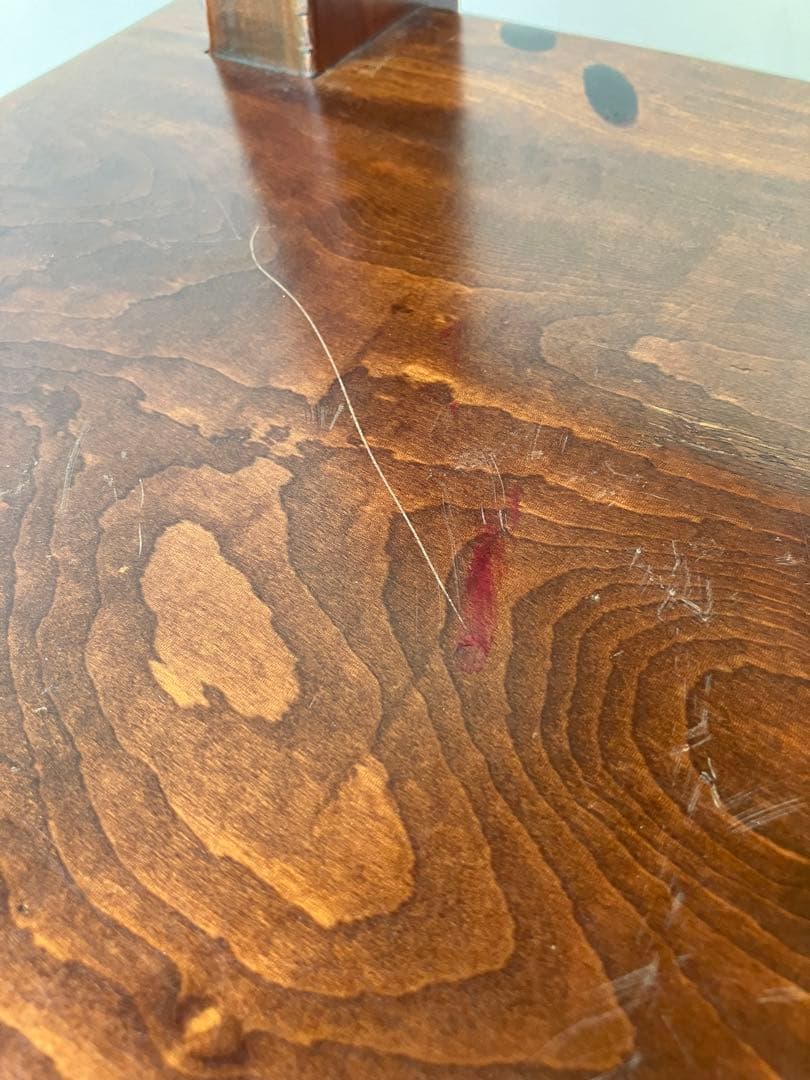 深谷木工　無垢材　チェア　椅子　スツール　飾り台　民芸　昭和56年