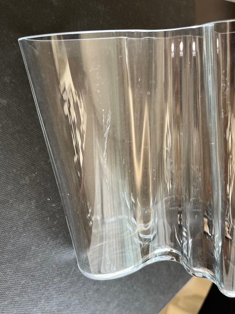 (サンカク)イッタラ Aalto 花瓶　160mm 傷あり