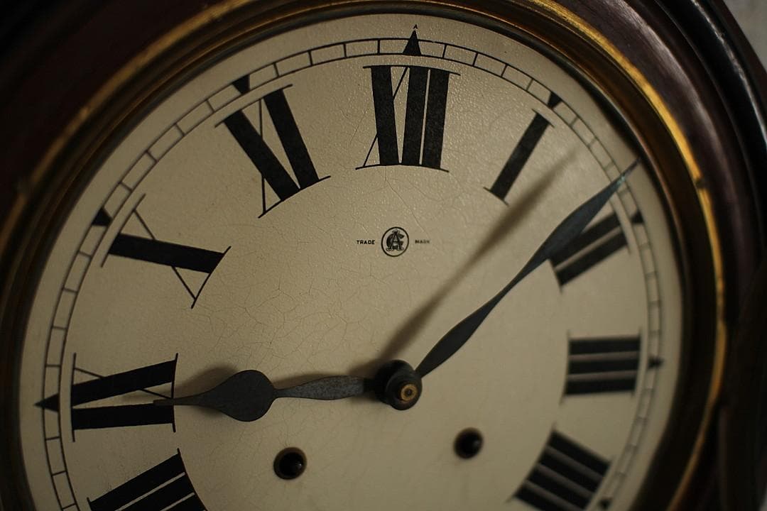 愛知時計製　古い掛時計　八角時計　高さ　82.5㎝