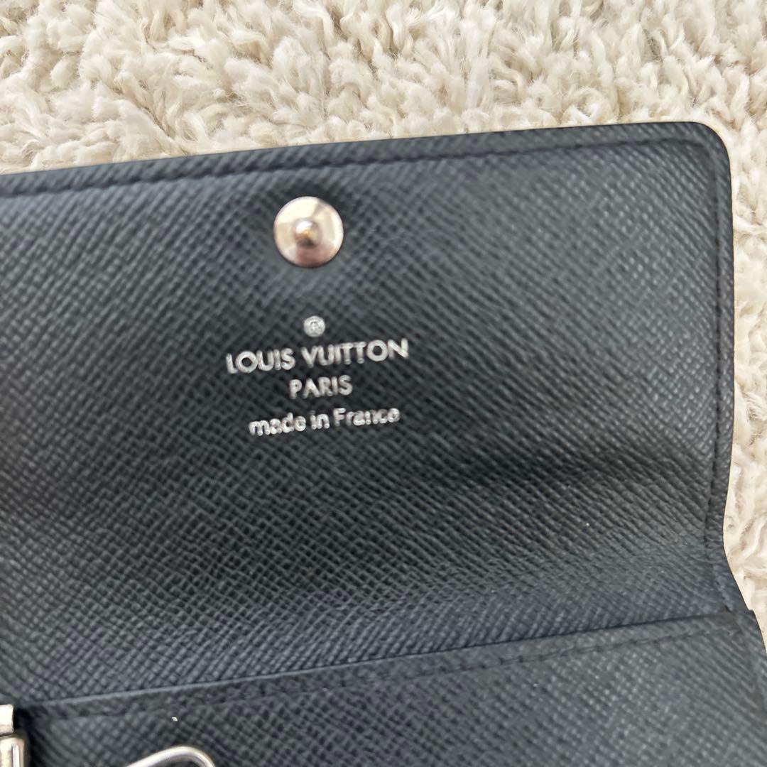 【美品】ルイヴィトン ダミエ グラフィット ミュルティクレ6 キーケース