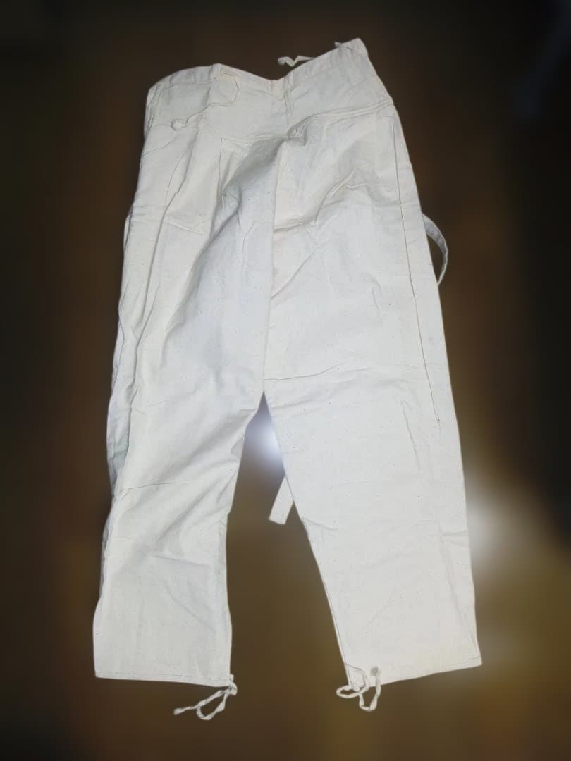 旧日本海軍「作業衣（ズボン）偕行社　３本」未使用品