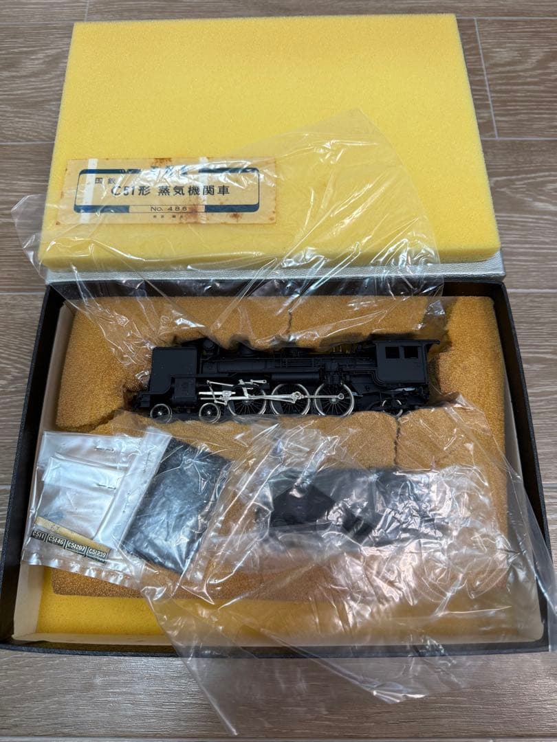 天賞堂 国鉄 C51形 蒸気機関車 HOゲージ No.486 ブラスモデル当時物