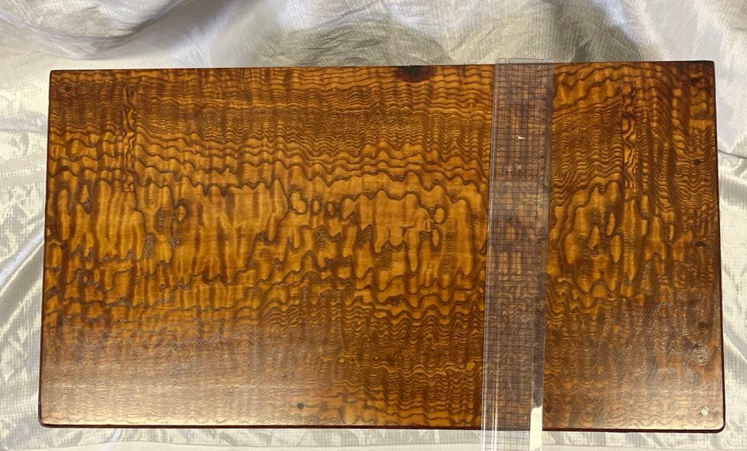 期間限定処分価格　銘木玉杢タモ　チェスト　年代物リメイク