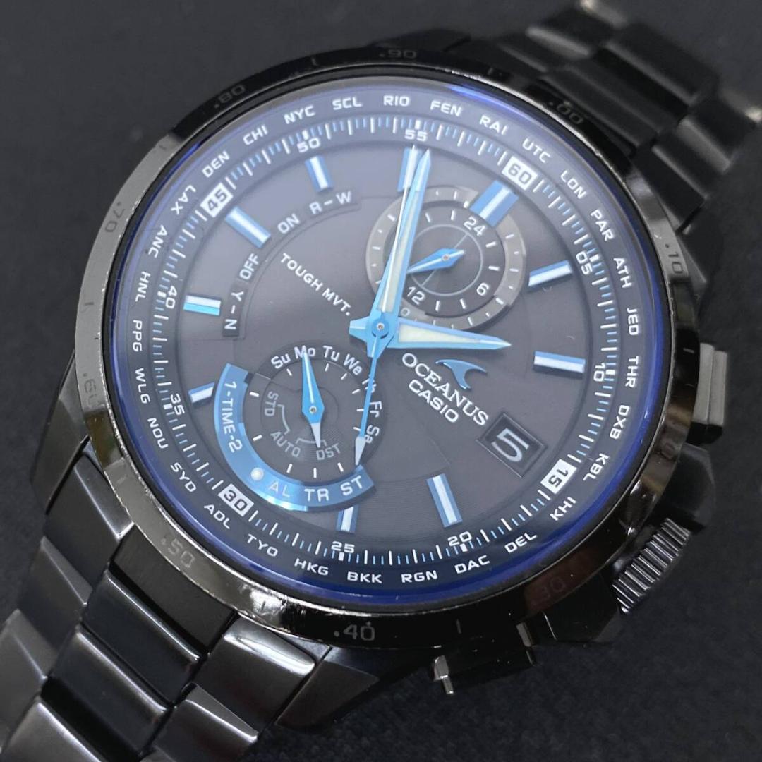 CASIO OCEANUS OCW-T1000 デイデイト 電波ソーラー腕時計