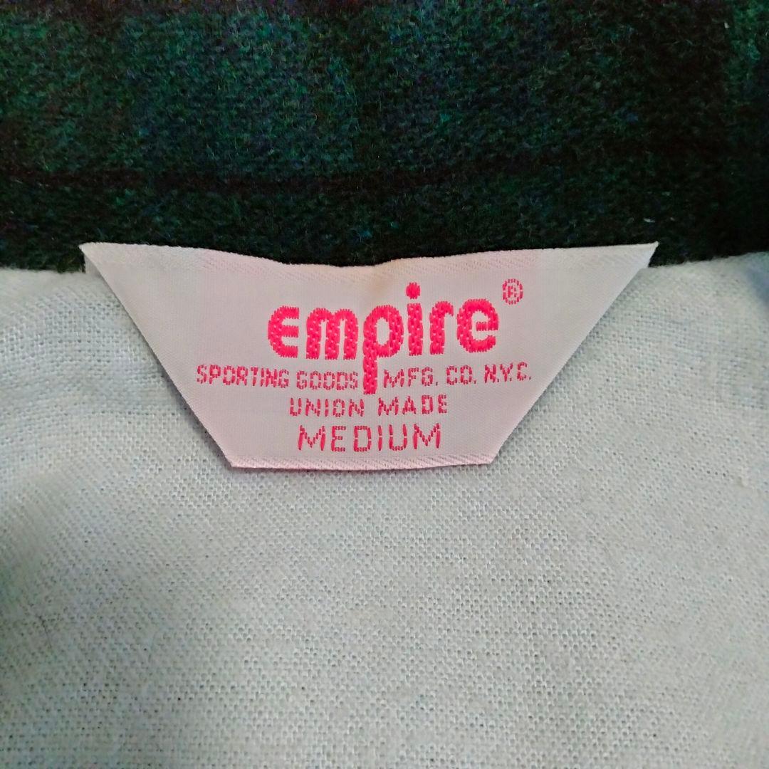 Empire ウールチェックコーチジャケット　アメリカ製
