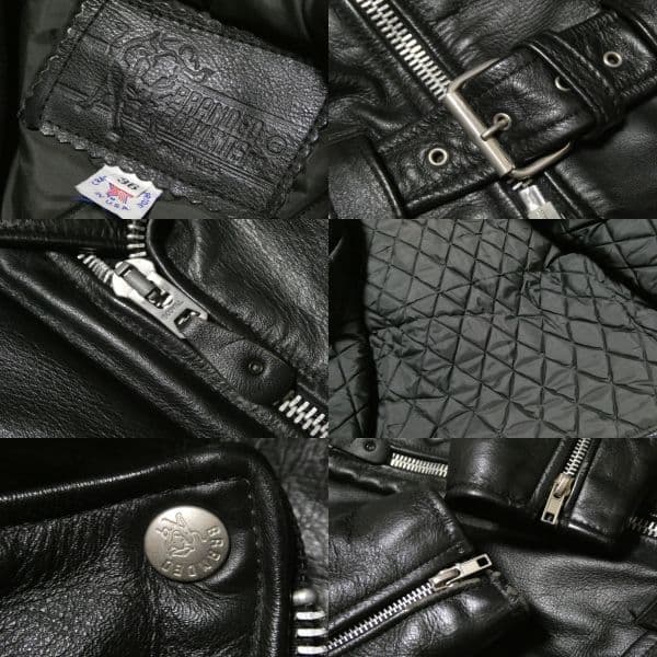 80年代ヴィンテージ！オーチャードブランデッドガーメンツダブルライダース36