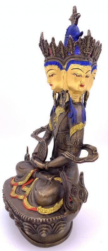 ◆ 希少！！◆四面大日如来（ヴァイローチャナ）像◆仏教　チベット