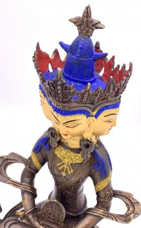 ◆ 希少！！◆四面大日如来（ヴァイローチャナ）像◆仏教　チベット