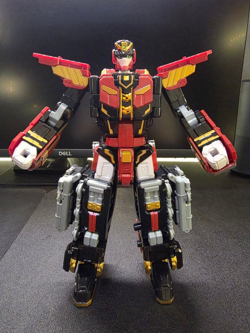 メタルカードボット　ブラストレイン　超合金　　バンダイ　韓国トイ　 変形ロボ
