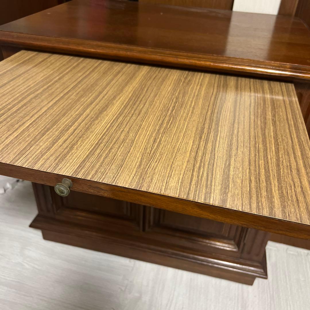 クラシック木製キャビネット 引き出し付き　アンティーク