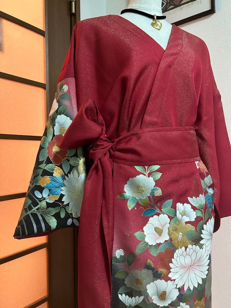 一点もの高級振り袖3wayKIMONO FUKU