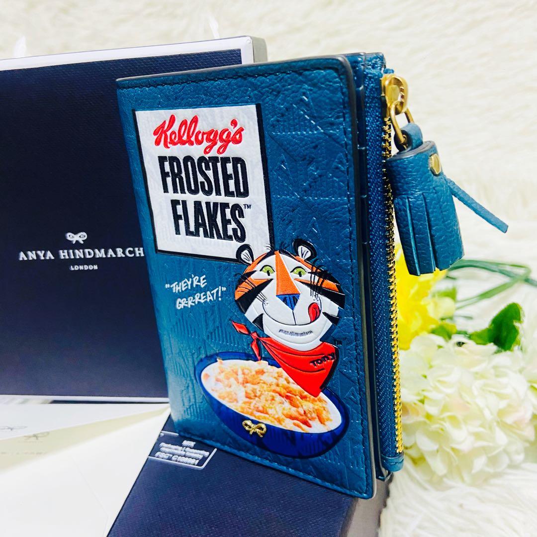 本革✨ANYA HINDMARCH✨アニヤハインドマーチ✨財布✨ケロッグ✨コラボ